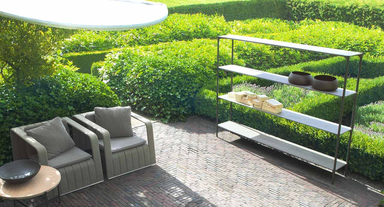 Paola Lenti Plano Outdoor Shelving