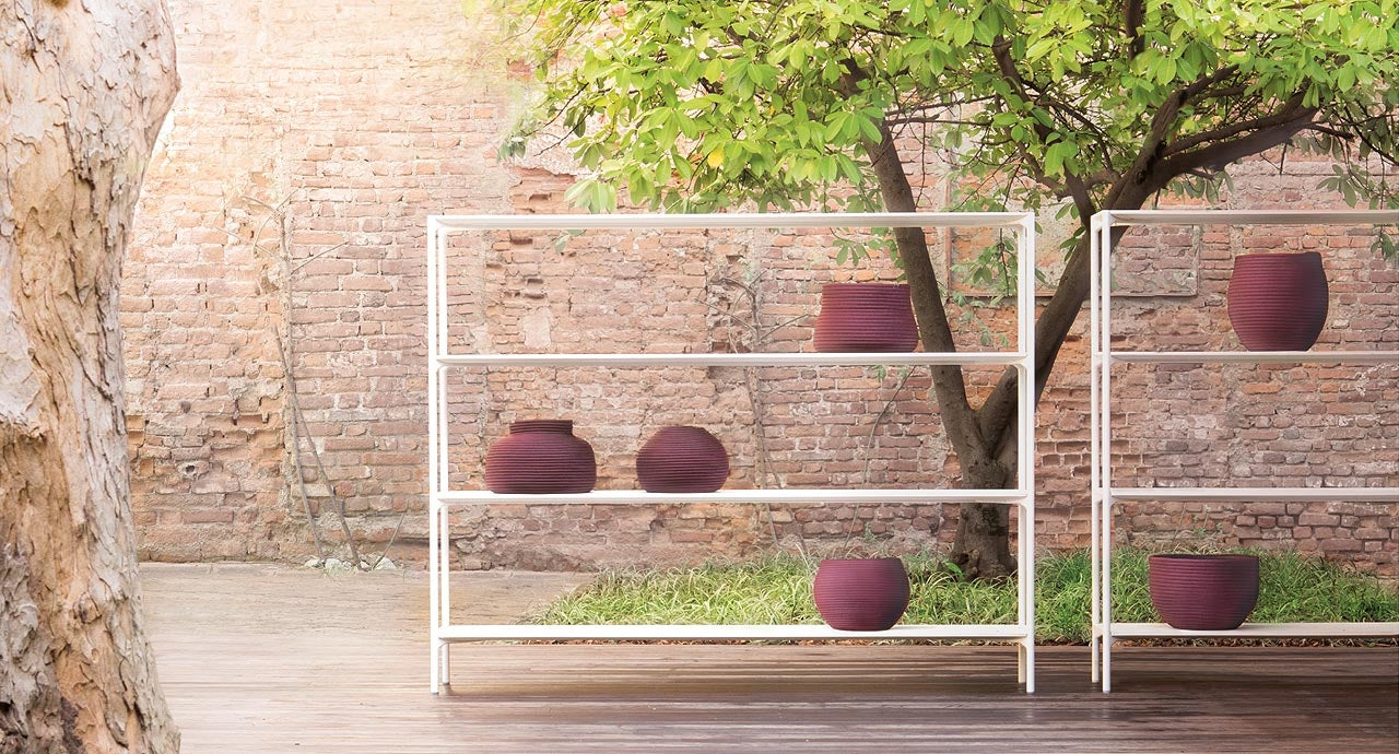 Paola Lenti Plano Outdoor Shelving