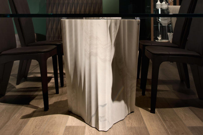 Cattelan Italia Plisset Glass Dining Table