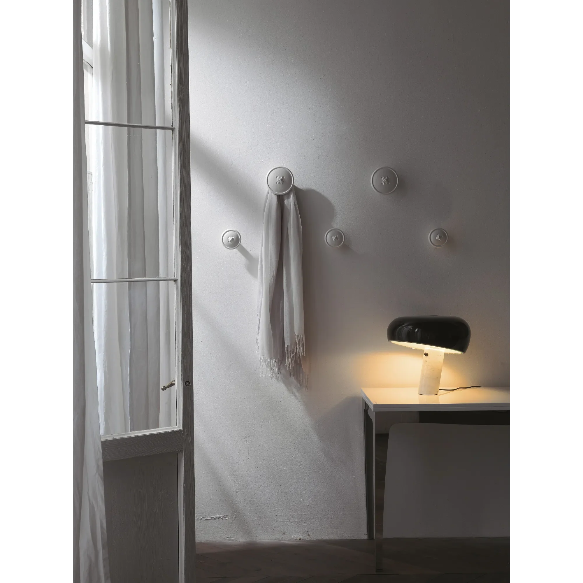 Cattelan Italia Bottone Polyurethane Coat Hanger