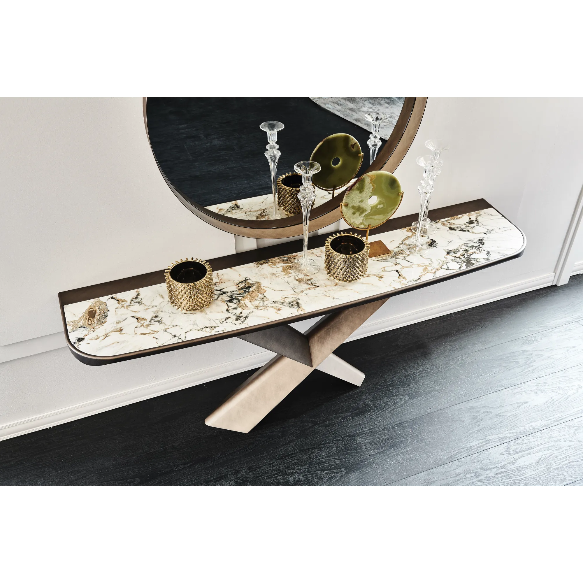 Cattelan Italia Terminal Keramik Premium Console With Base