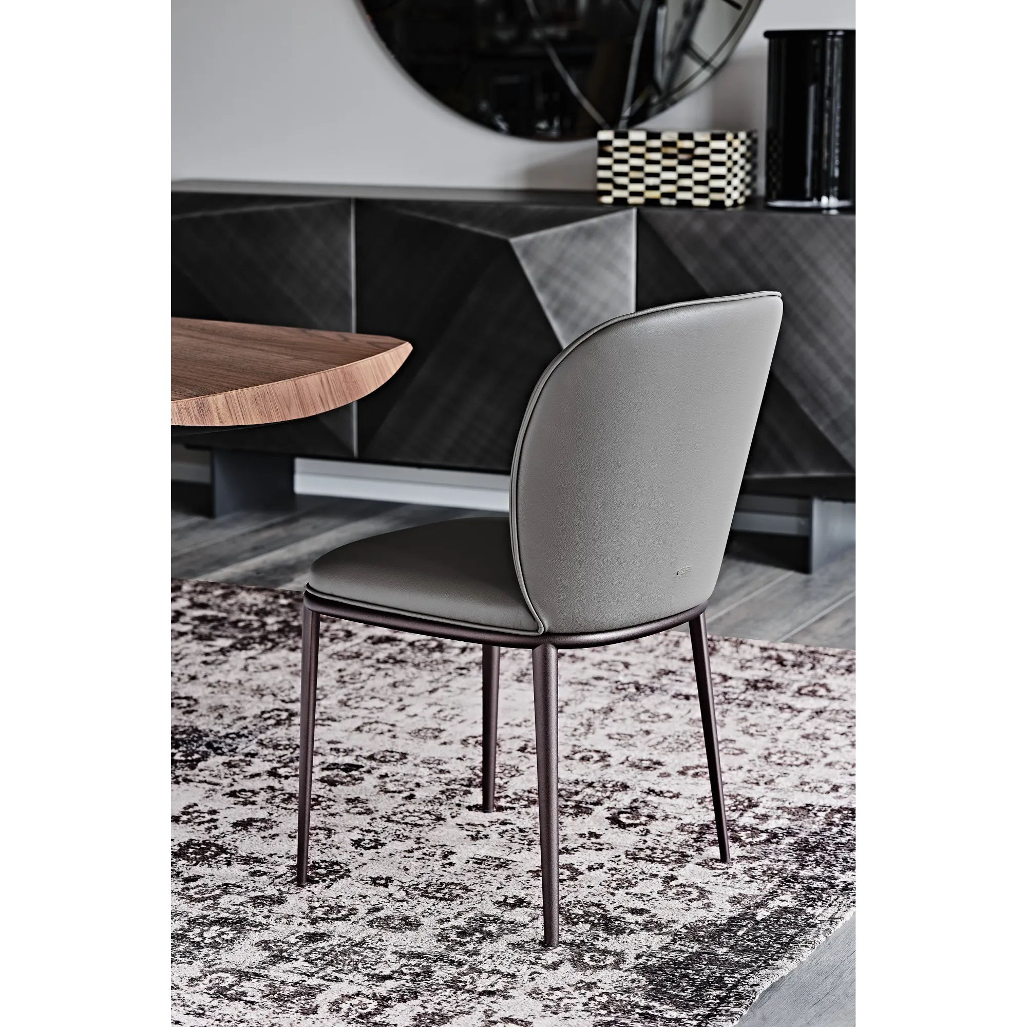 Cattelan Italia Chris Ml Chair With Steel Frame