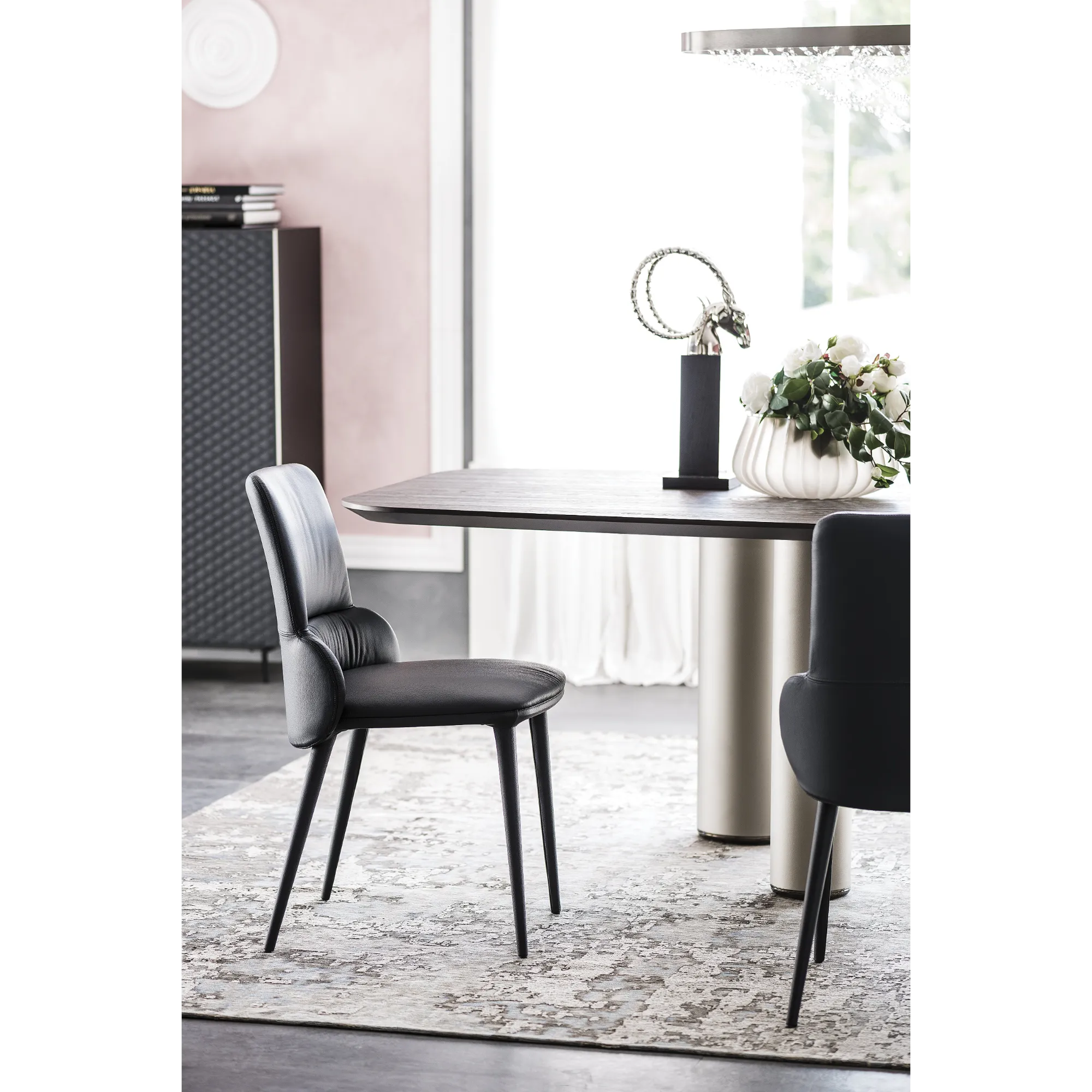 Cattelan Italia Ginger Chair With Steel Frame