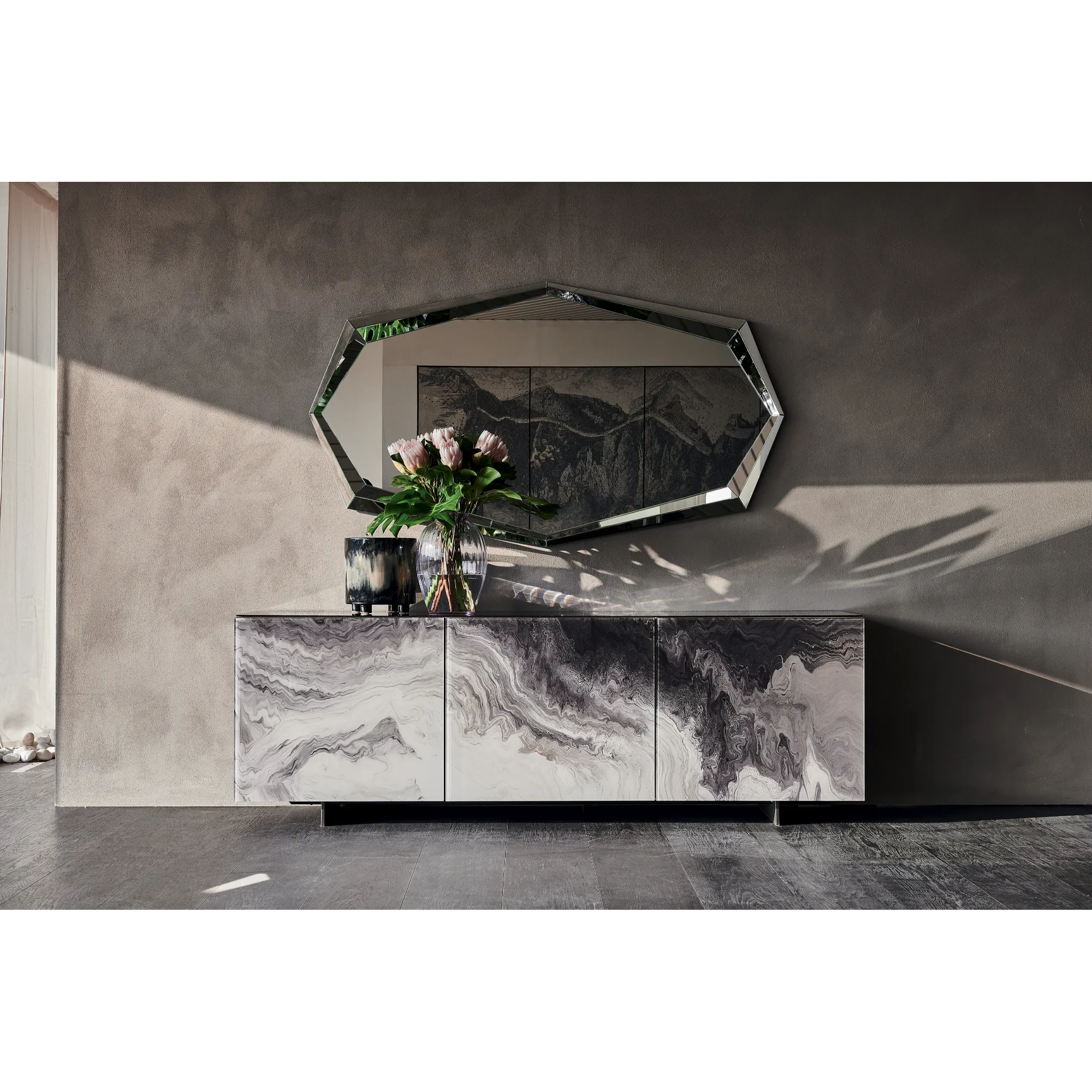 Cattelan Italia Focus Crystalart Sideboard