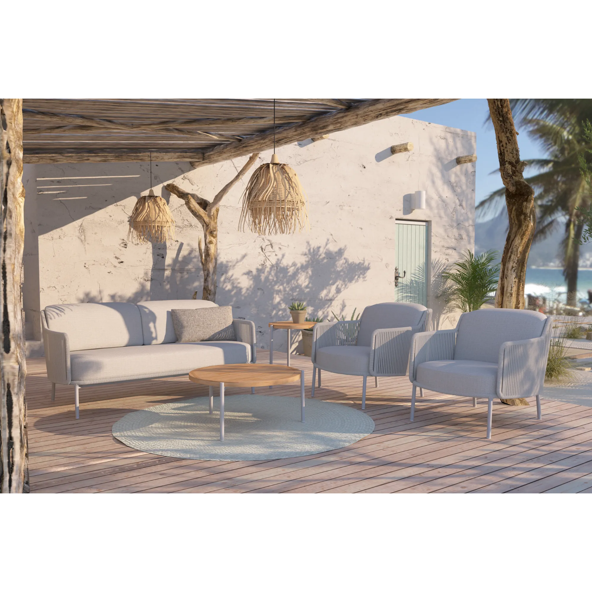 4 Seasons Outdoor Bernini Living Bench 2,5 Seaters