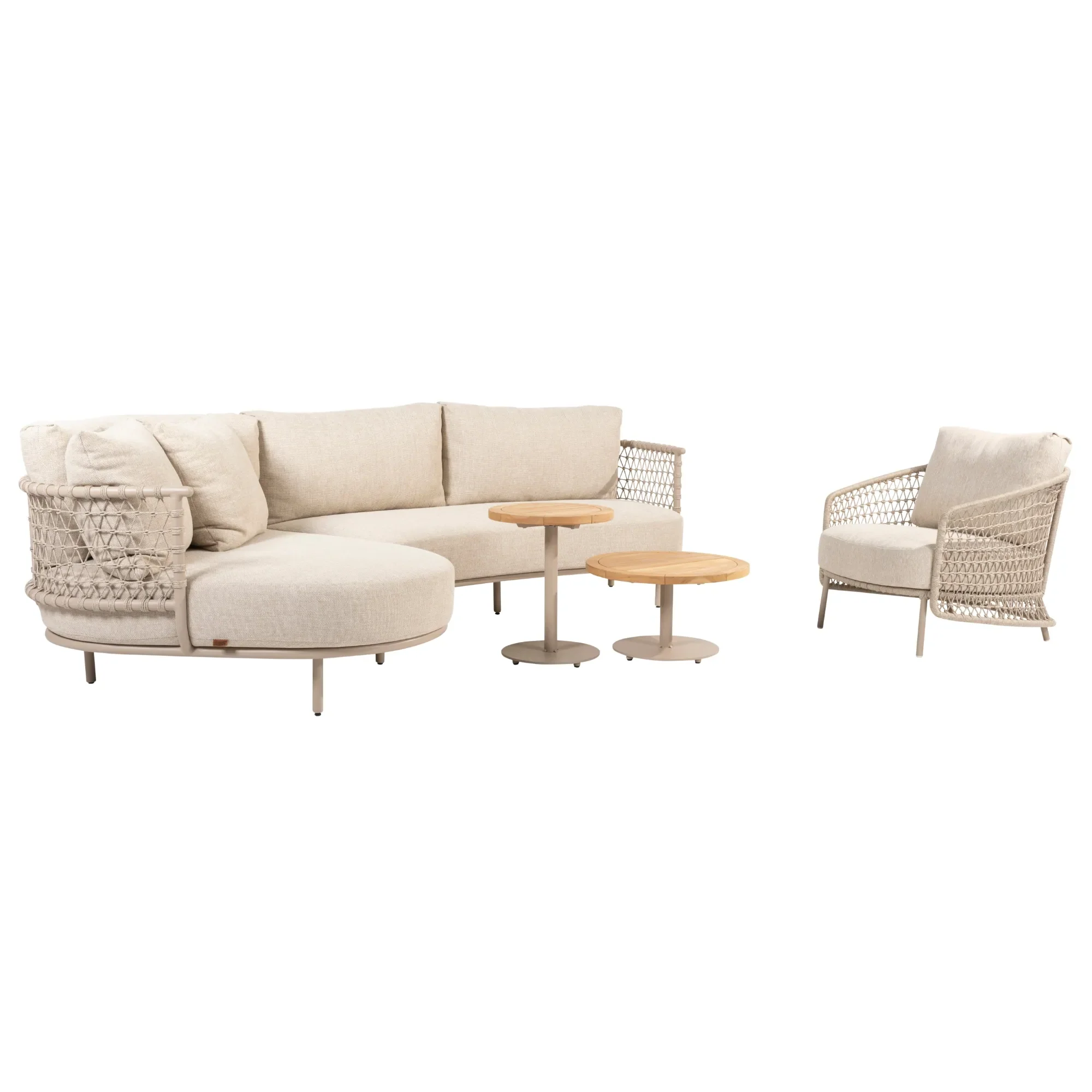 4 Seasons Outdoor Sardinia Luxury Ex Display Set Lounge Set With Sardinia Low Chair