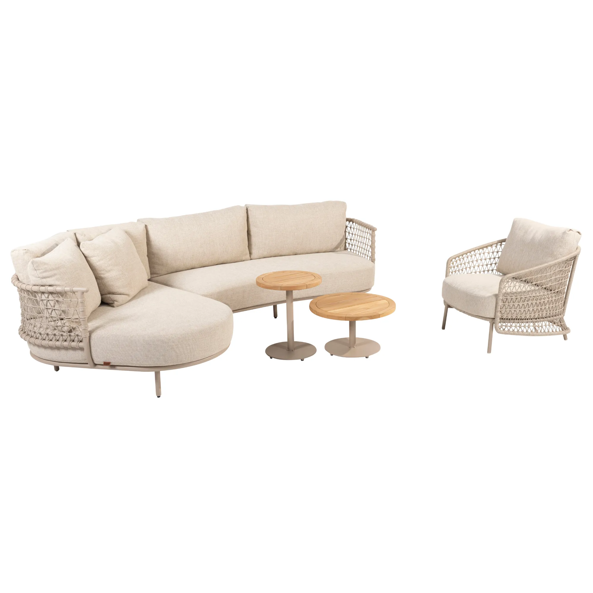 4 Seasons Outdoor Sardinia Luxury Ex Display Set Lounge Set With Sardinia Low Chair