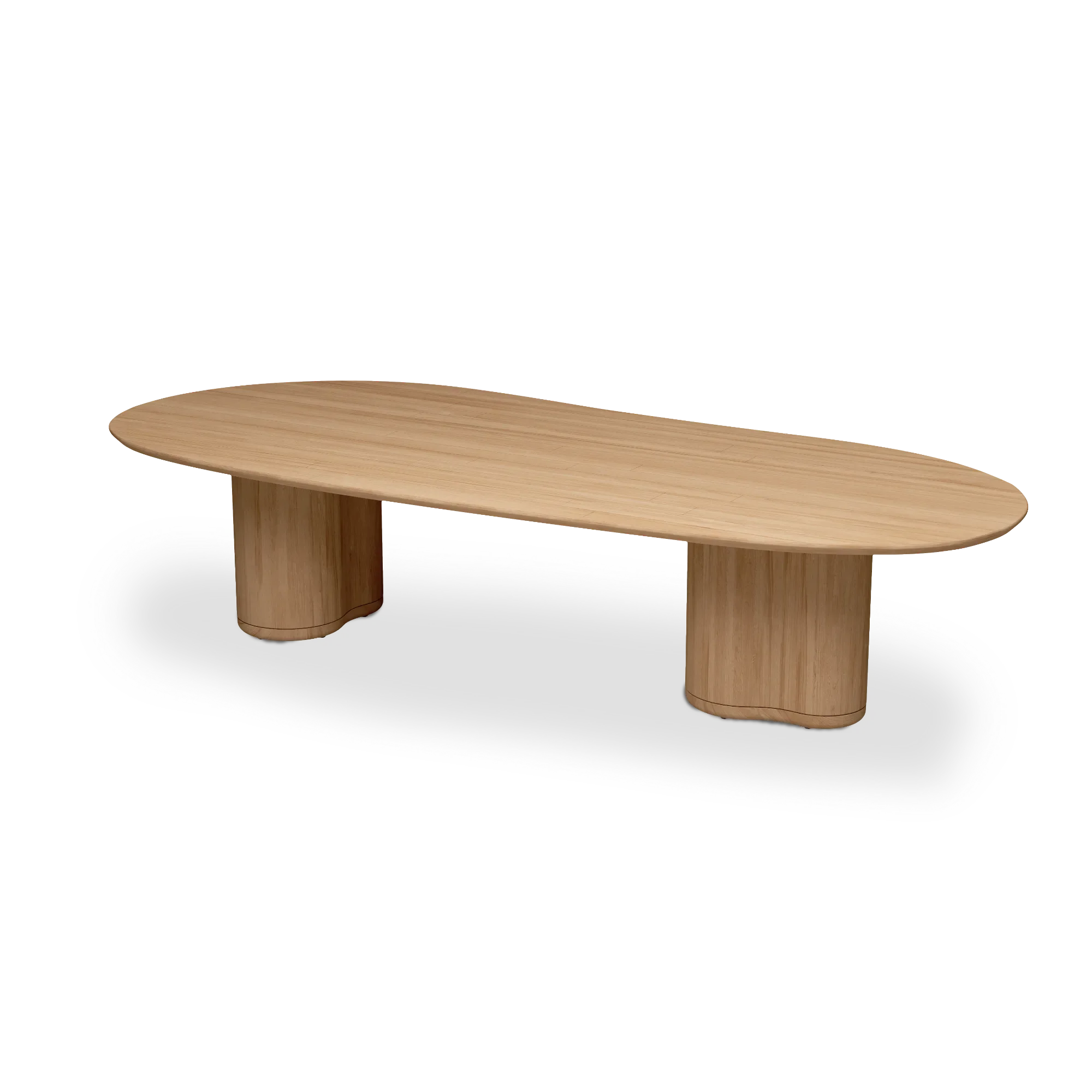 Manutti Ogado Organic Dining Table with 75 cm Height & Teak Table Top