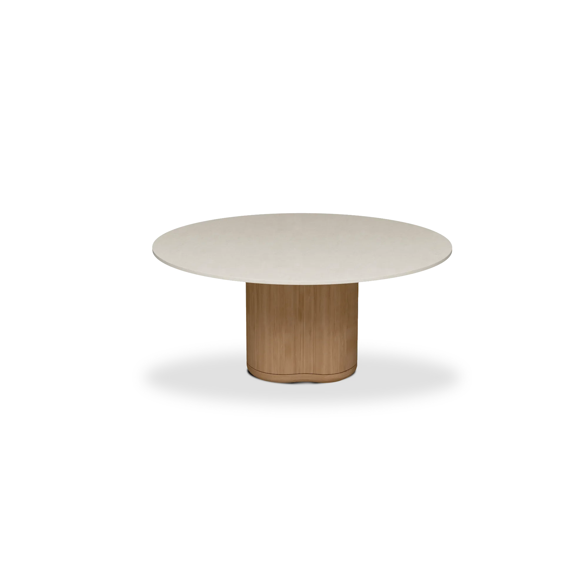 Manutti Ogado Low Dining Table with 148 cm Width ,66 cm Height & Ceramic Table Top