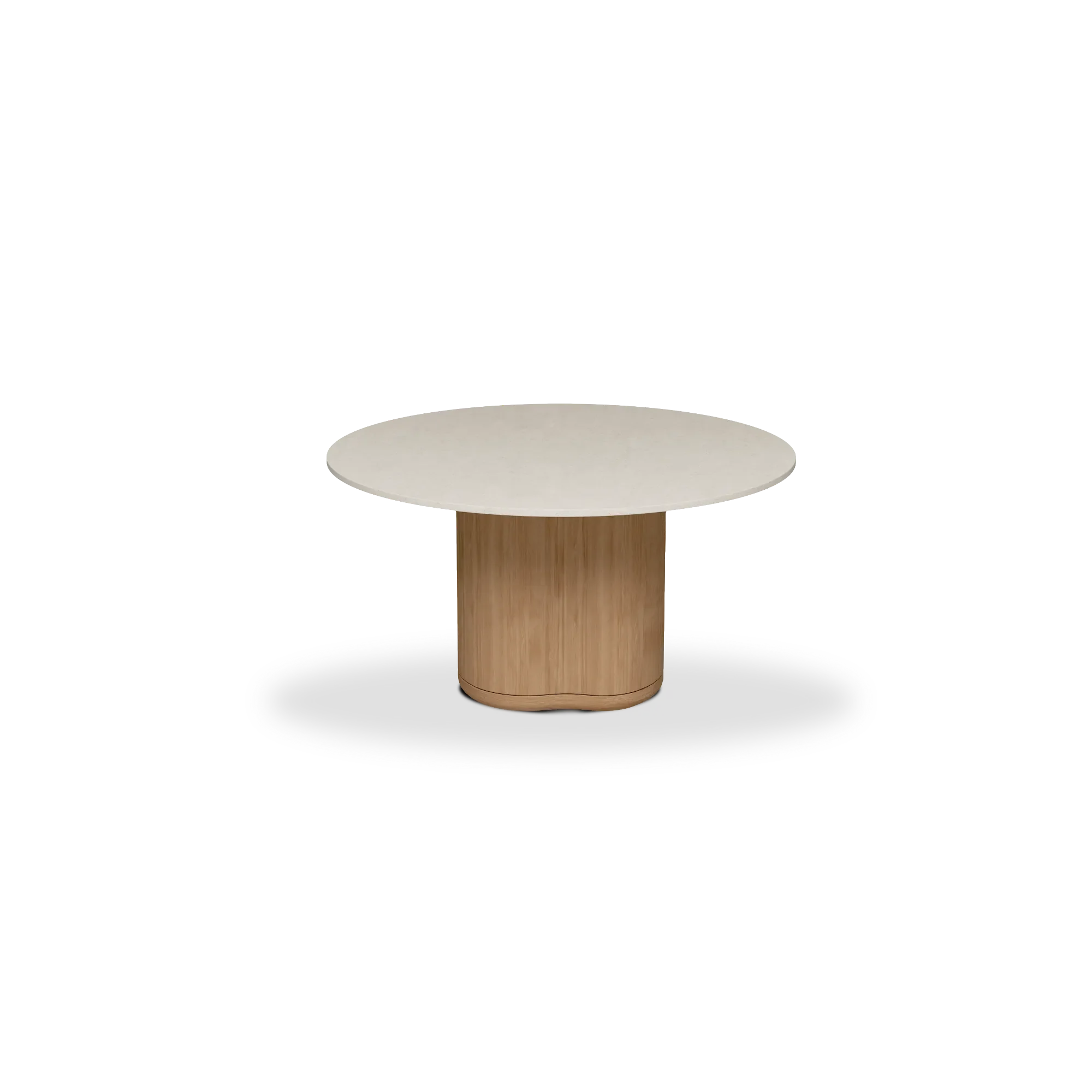 Manutti Ogado Low Dining Table with 125cm Width , 66 cm Height & Ceramic Table Top