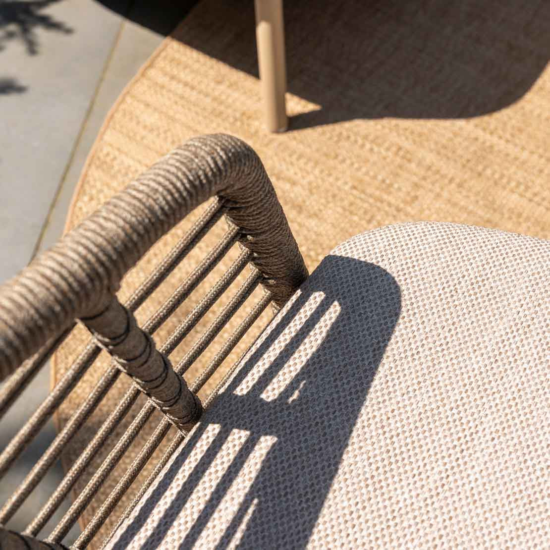 4 Seasons Outdoor Puglia Lounge Set With Demi Coffee Tables and Footstool