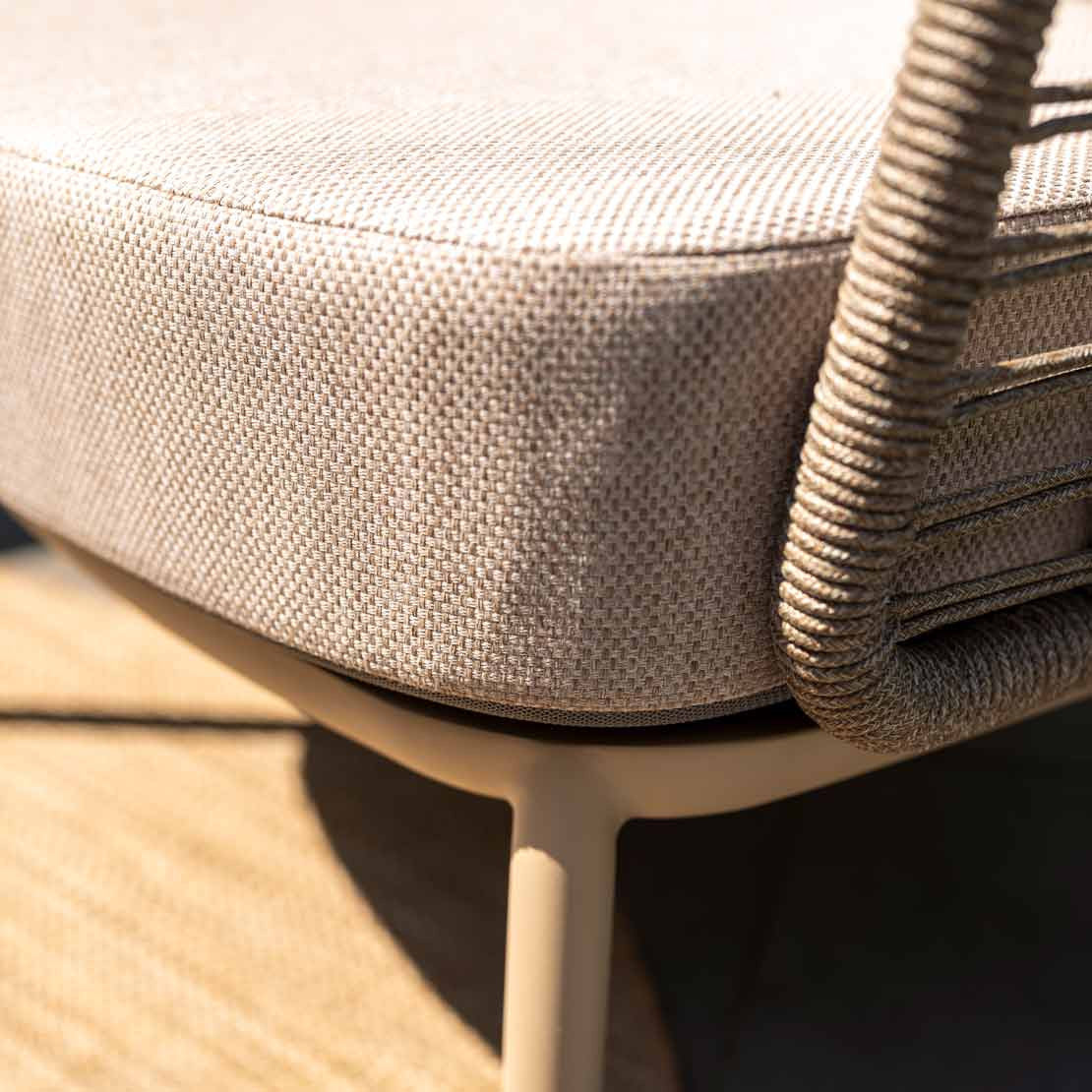 4 Seasons Outdoor Puglia Lounge Set With Demi Coffee Tables and Footstool