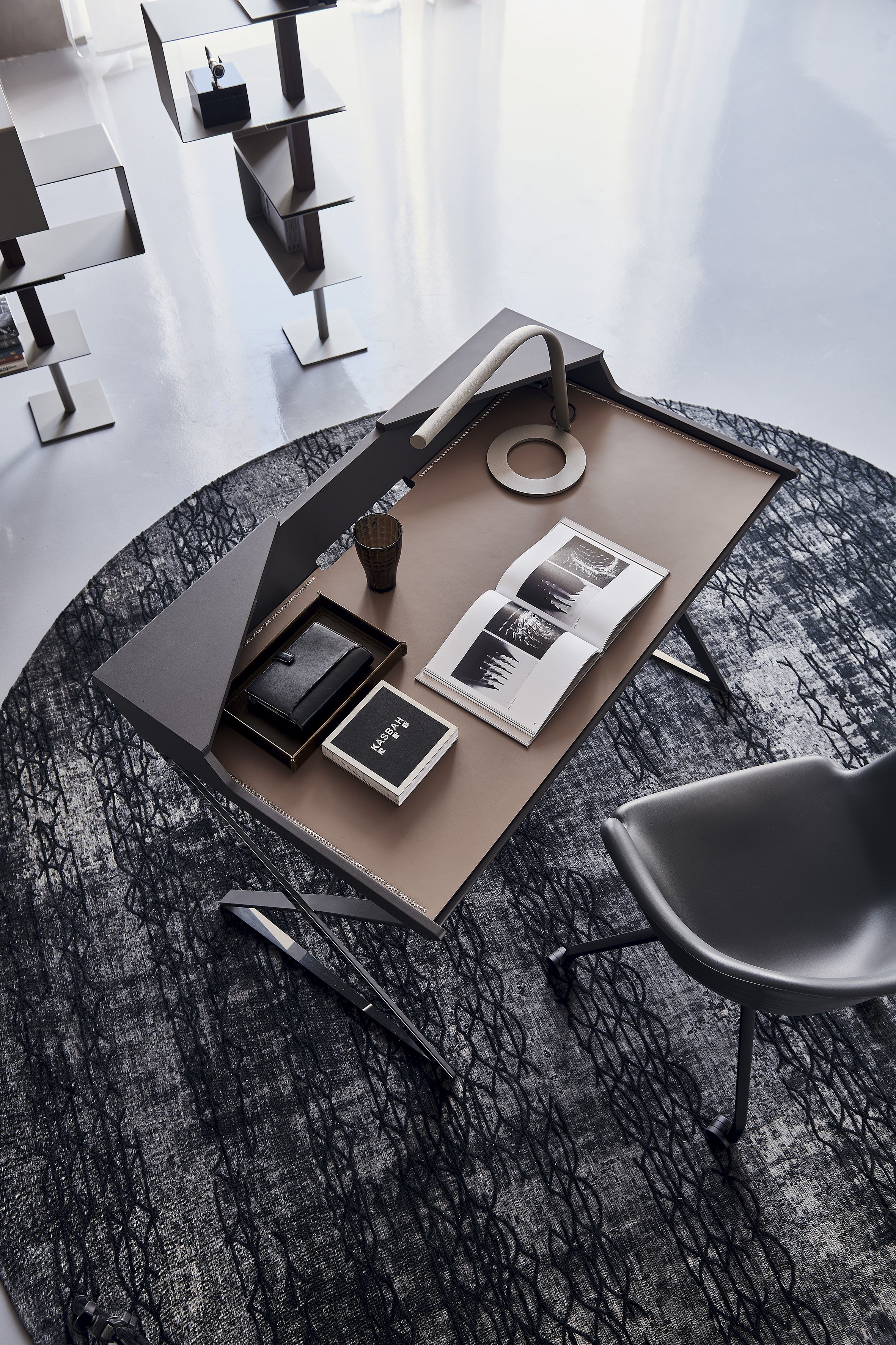 Cattelan Italia Qwerty Steel Framed Desk