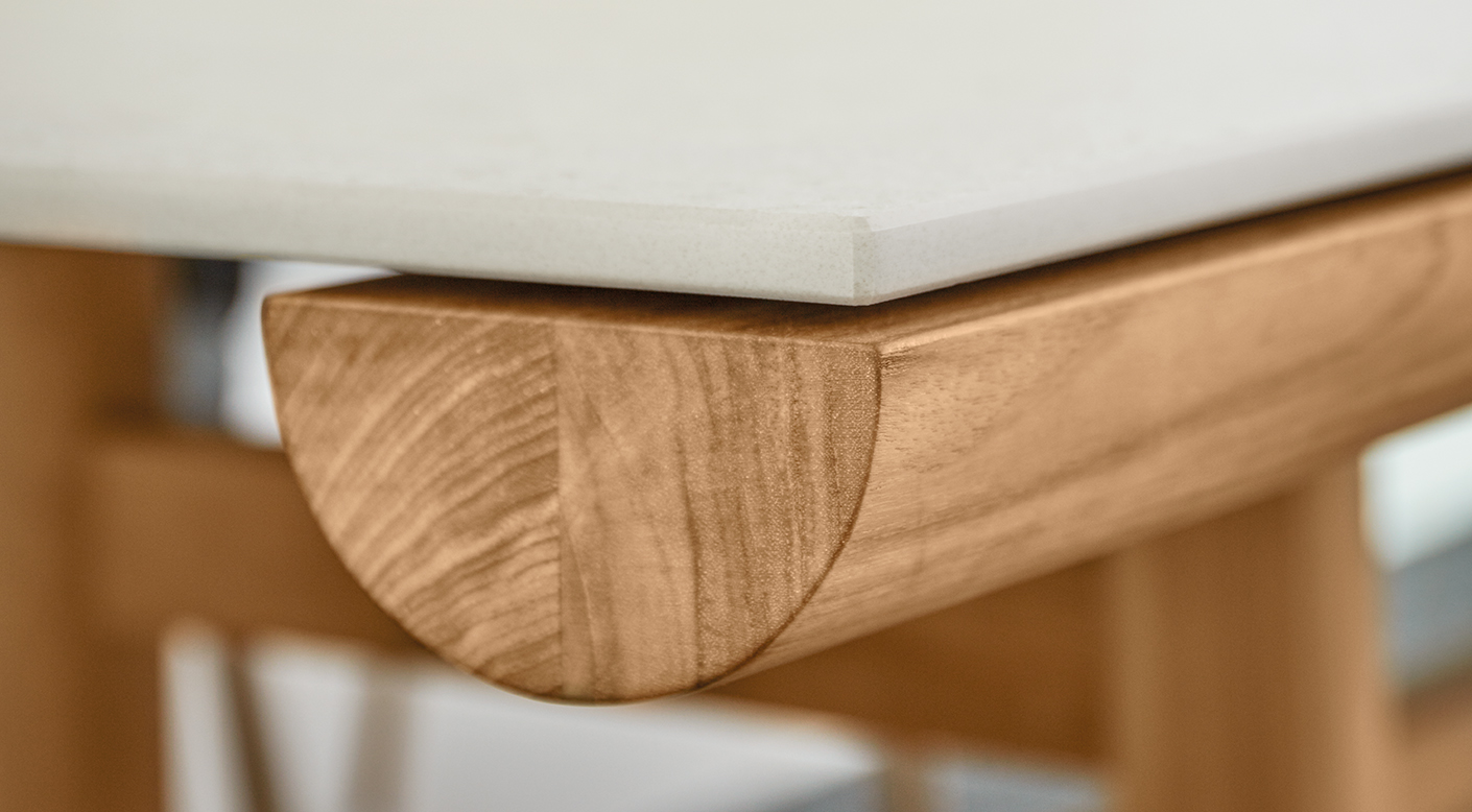 Gloster Rail Teak 290cm Dining Table