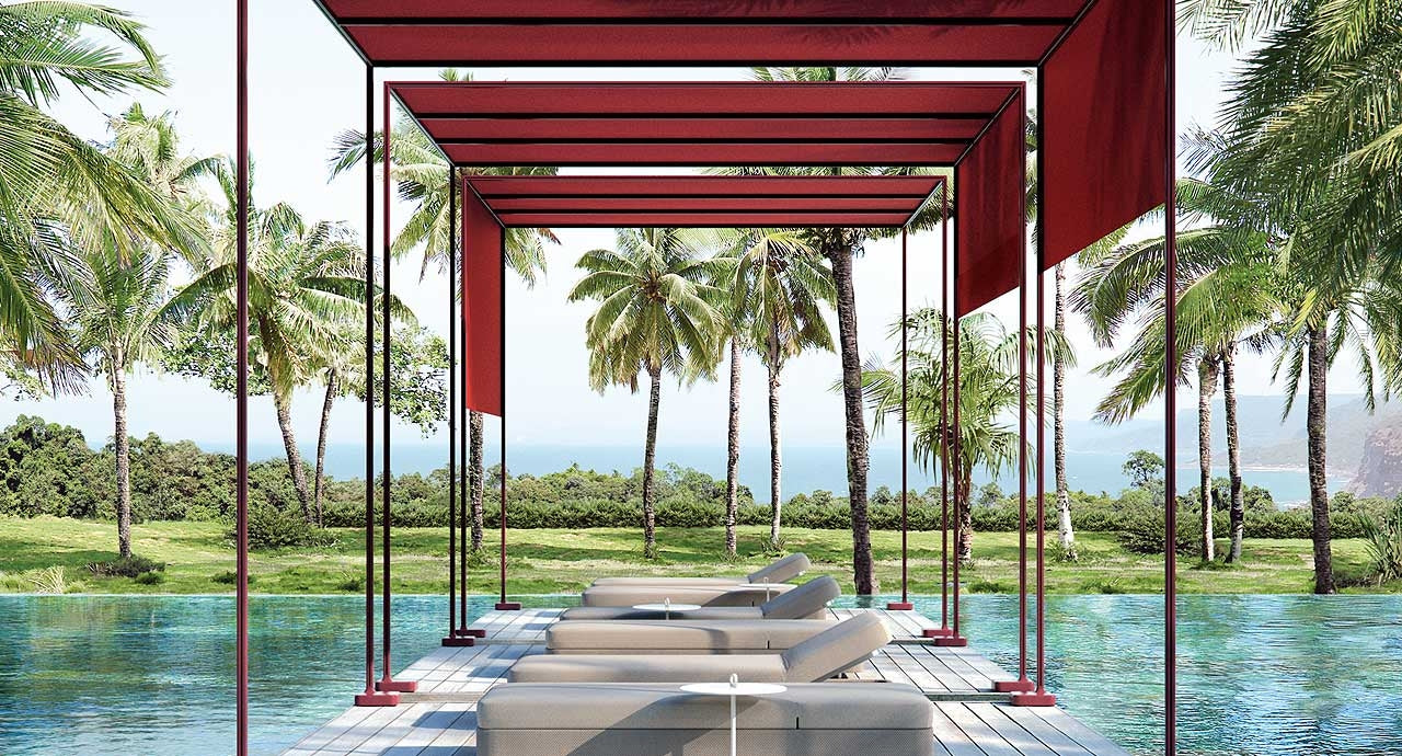 Paola Lenti Resort Portable Sun Shade