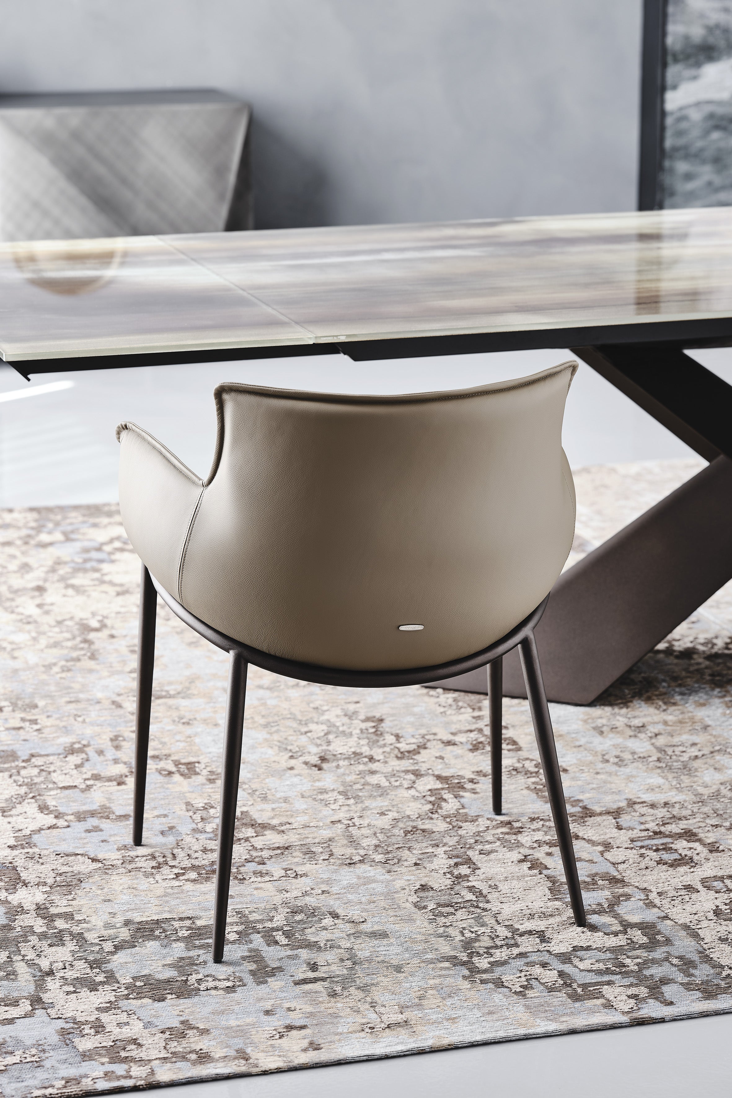 Cattelan Italia Rhonda Chair With Steel Frame