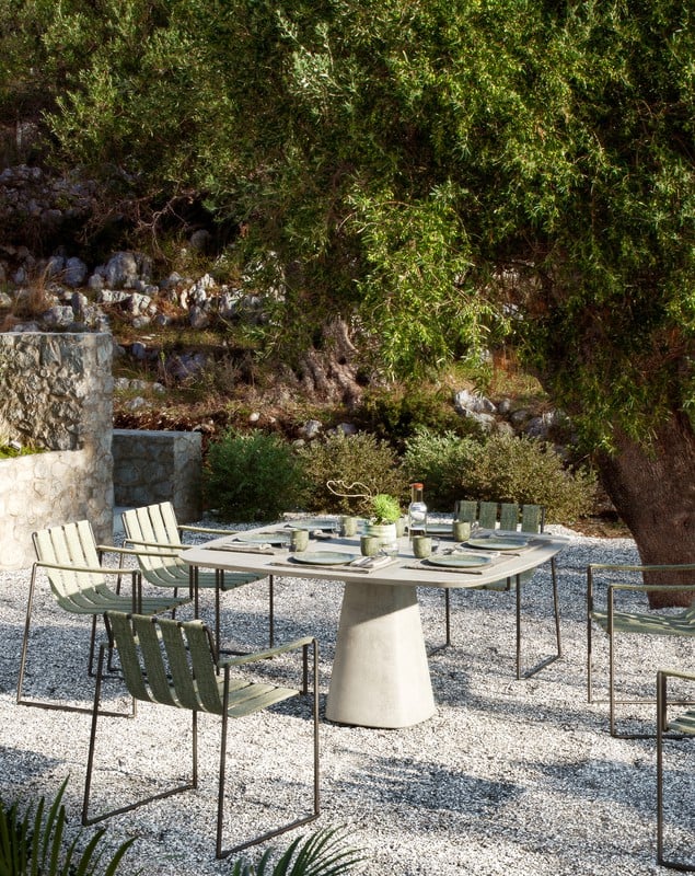 Royal Botania Conix Dining Table 150 x 75