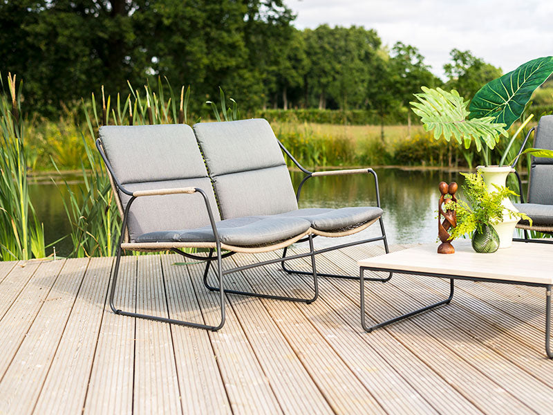 4 Seasons Outdoor Scandic Living Chairs with Dali Coffee Table