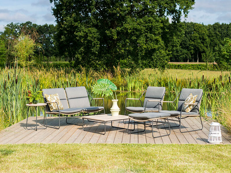 4 Seasons Outdoor Scandic Lounge Set With Axel Coffee & Side Tables