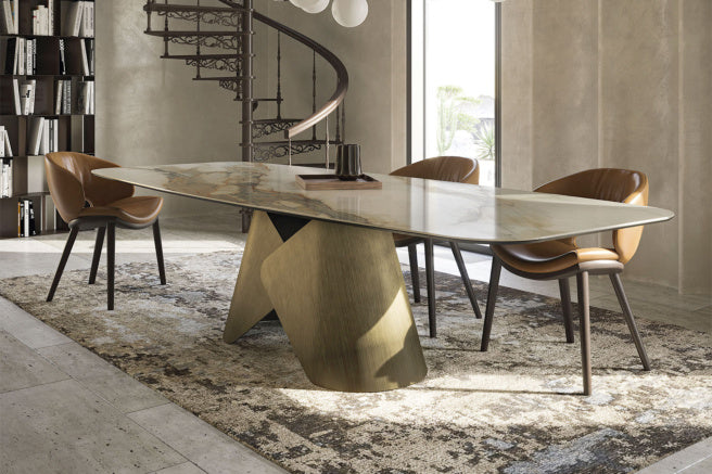 Cattelan Italia Scott Keramik Barrel Shaped Dining Table