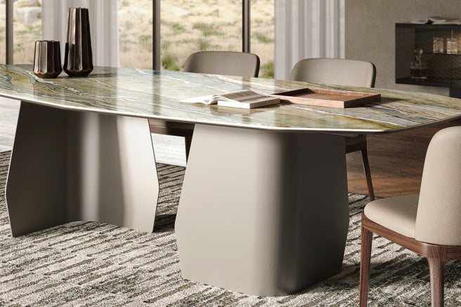 Cattelan Italia Senator Keramik Biscuit, Polygon, Boomerang & Oval Shaped Dining Table