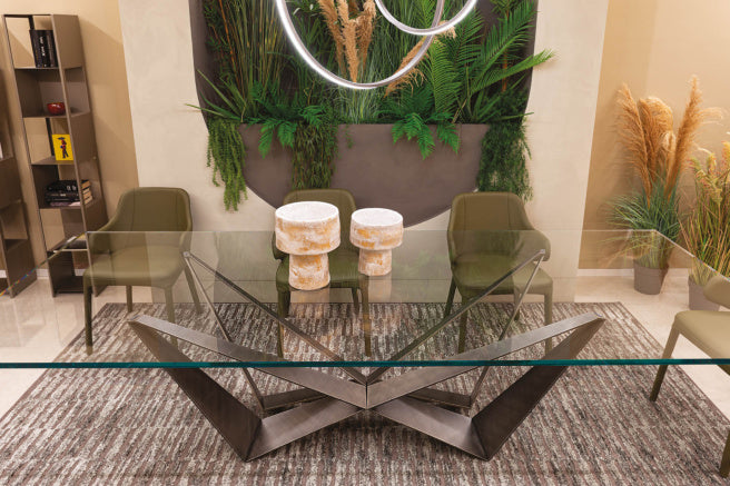 Cattelan Italia Skorpio Glass Dining Table – Fast Delivery