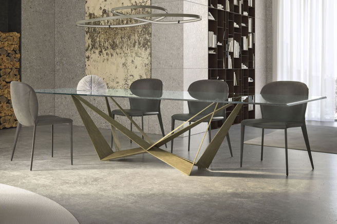 Cattelan Italia Skorpio Glass Dining Table – Fast Delivery