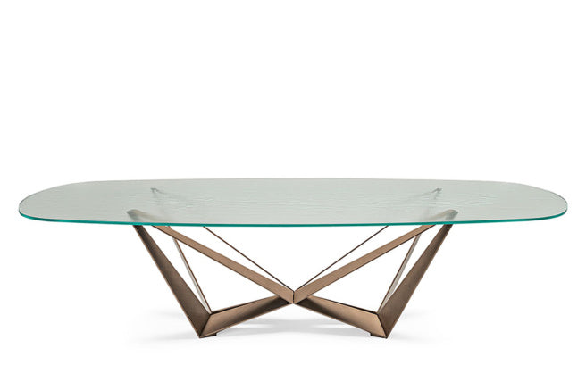 Cattelan Italia Skorpio Glass Dining Table – Fast Delivery