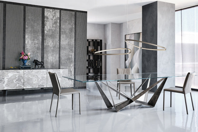 Cattelan Italia Skorpio Glass Dining Table – Fast Delivery