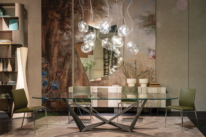 Cattelan Italia Skorpio Glass Dining Table – Fast Delivery