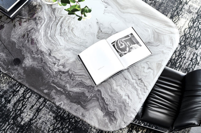 Cattelan Italia Atlantis Crystalart Rectangular & Barrel-Shaped Dining Table