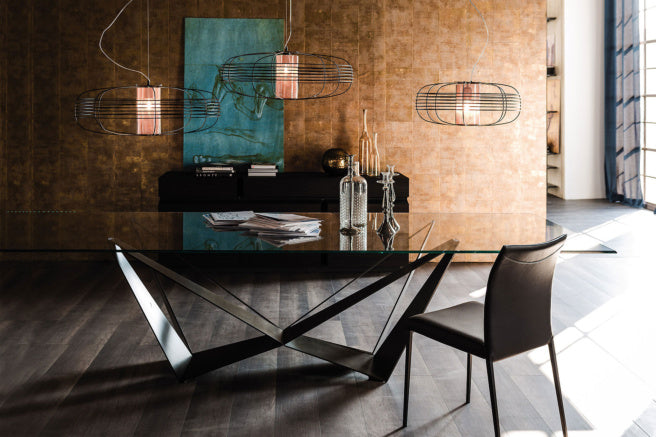 Cattelan Italia Skorpio Glass Dining Table – Fast Delivery