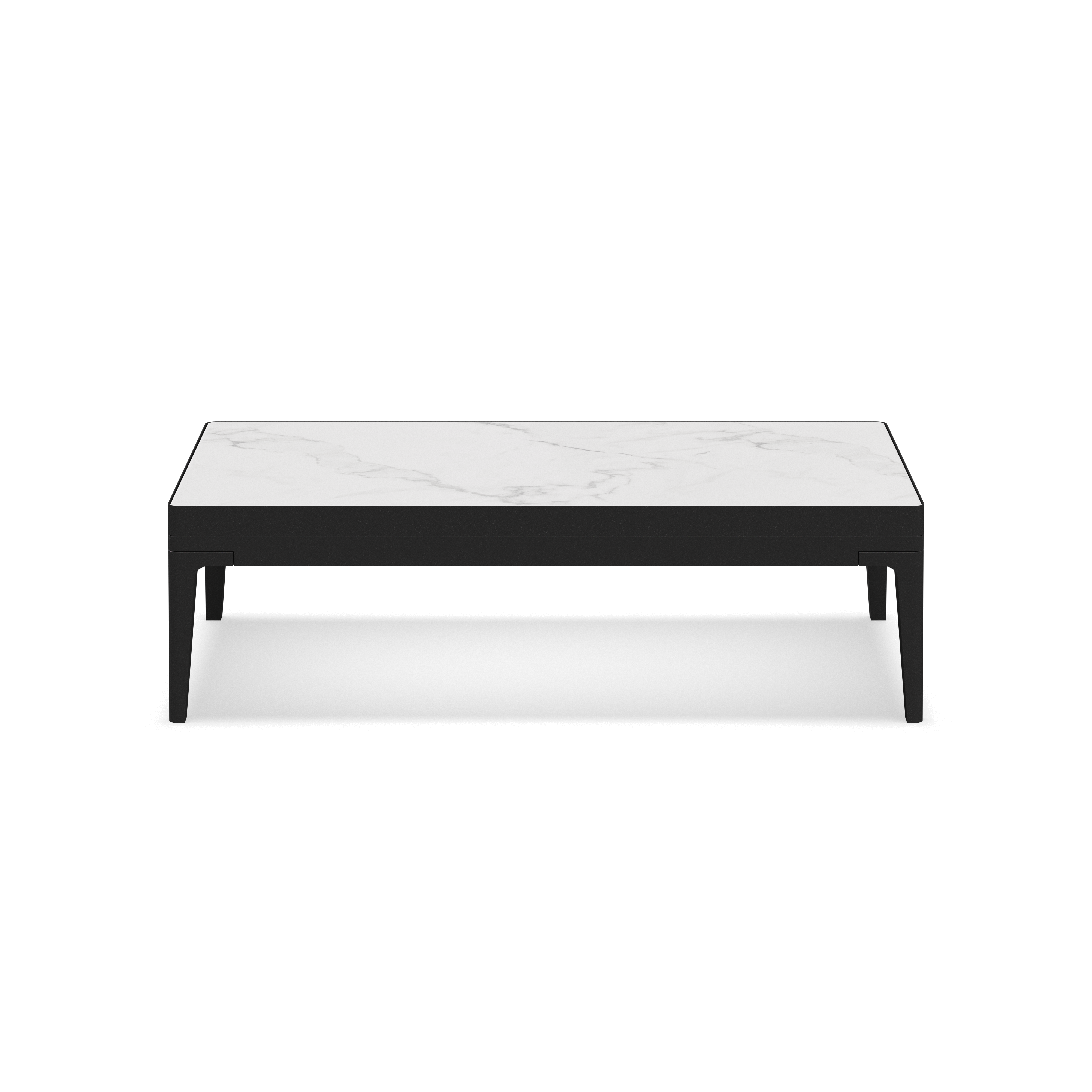 Gloster Grid Small Coffee Table - Ceramic Top