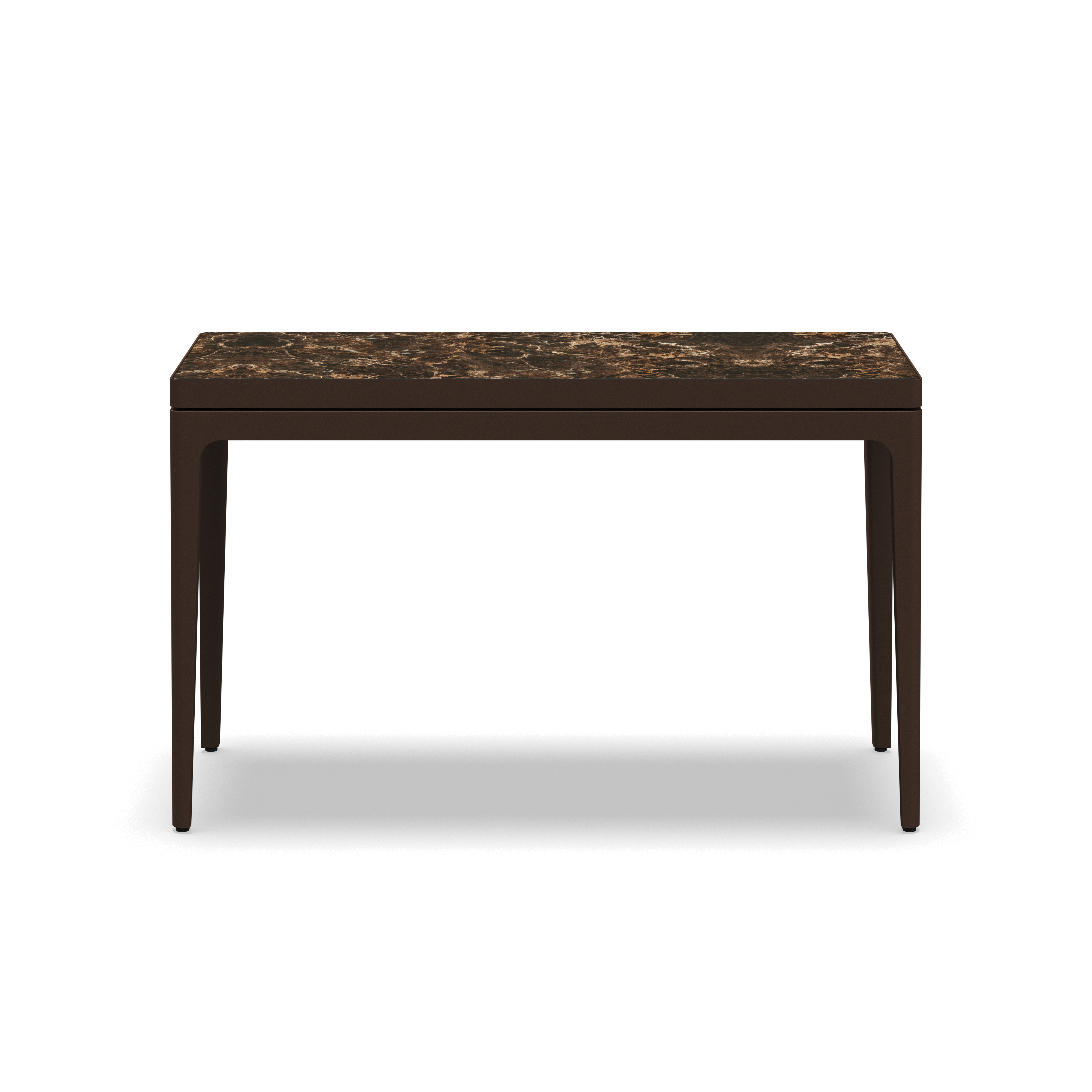 Gloster Grid Small Console Table - Ceramic Top