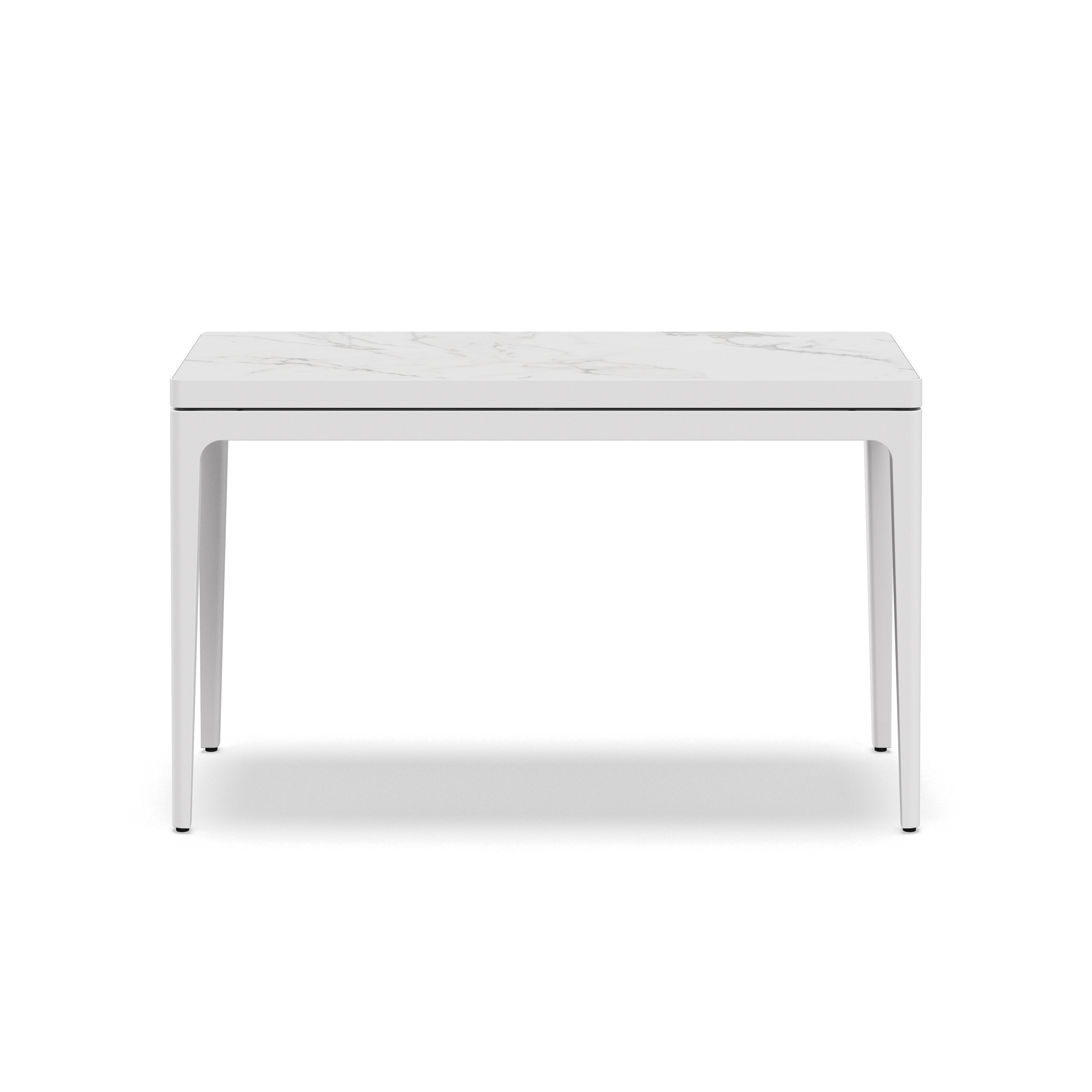 Gloster Grid Small Console Table - Ceramic Top