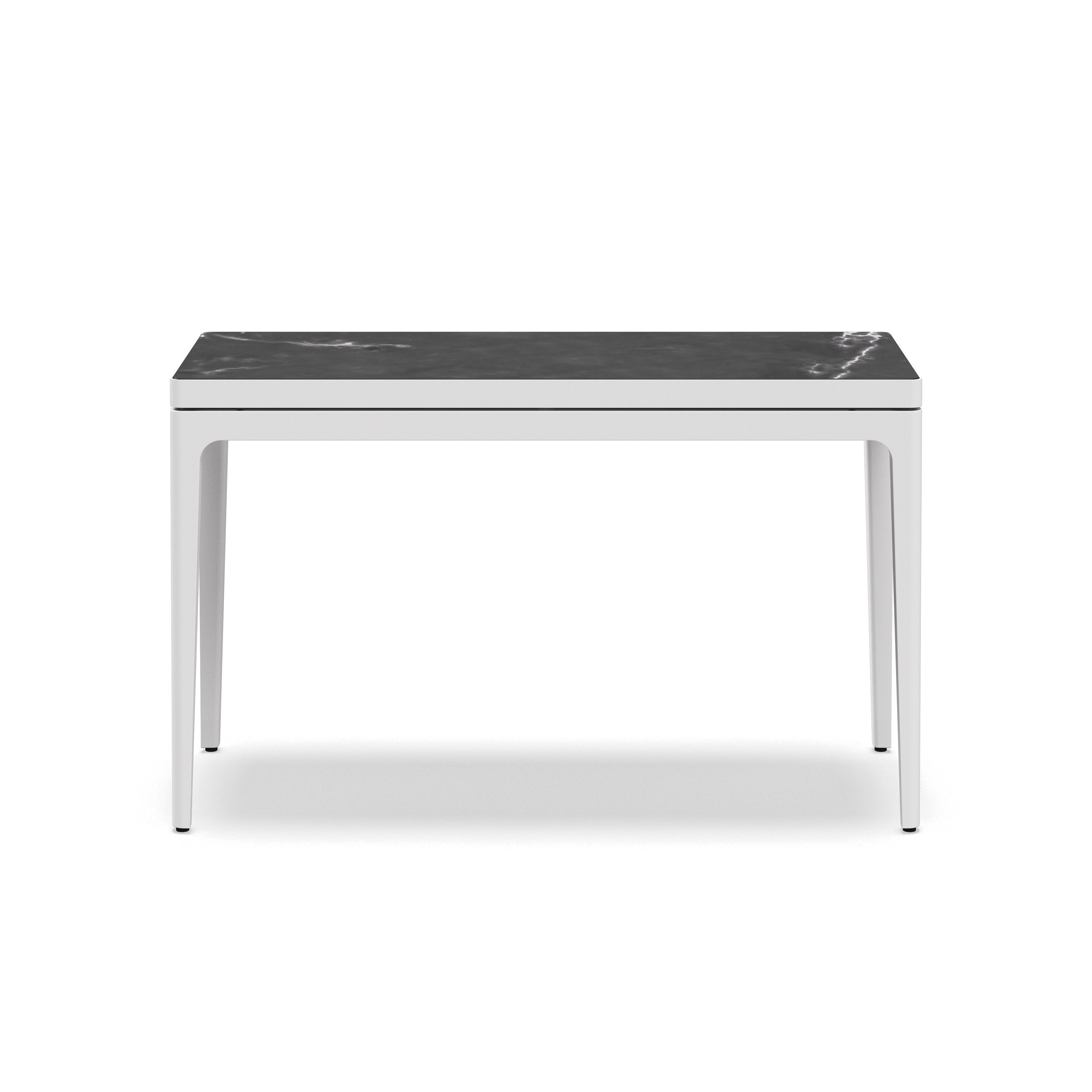 Gloster Grid Small Console Table - Ceramic Top