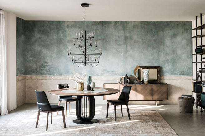 Cattelan Italia Soho Keramik-Wood Round Dining Table