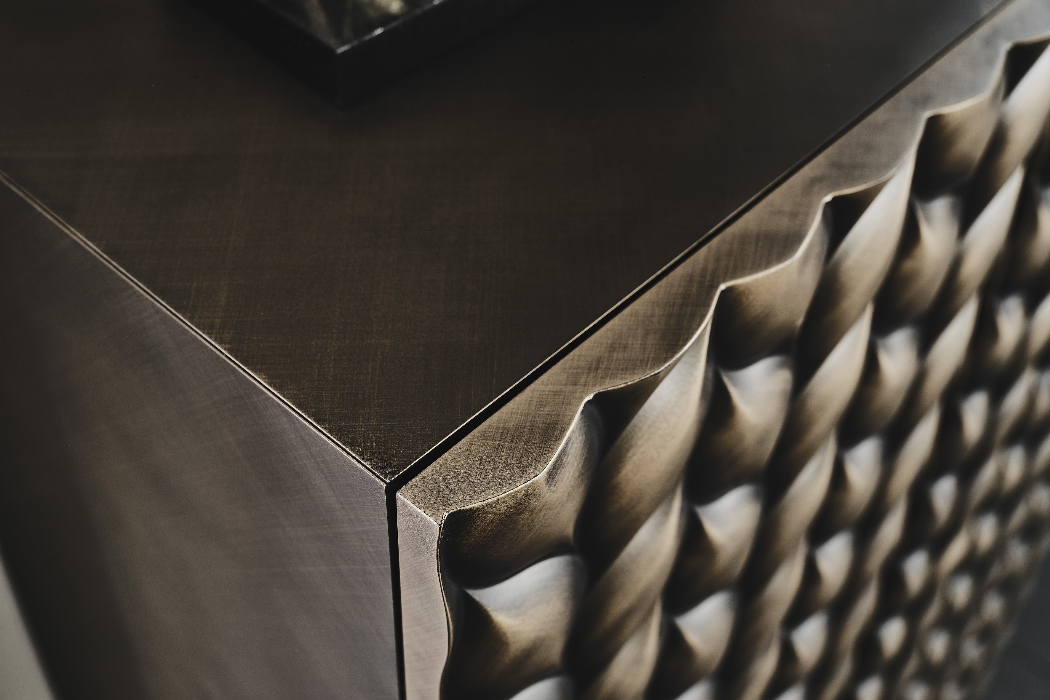 Cattelan Italia Spiga Sideboard Bronze Frame