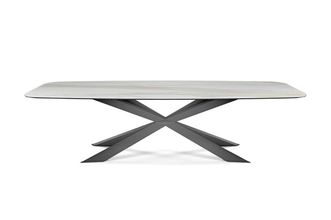 Cattelan Italia Spyder Keramik Barrel Shaped Dining Table