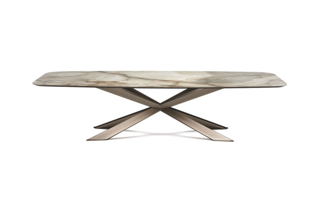 Cattelan Italia Spyder Keramik Barrel Shaped Dining Table
