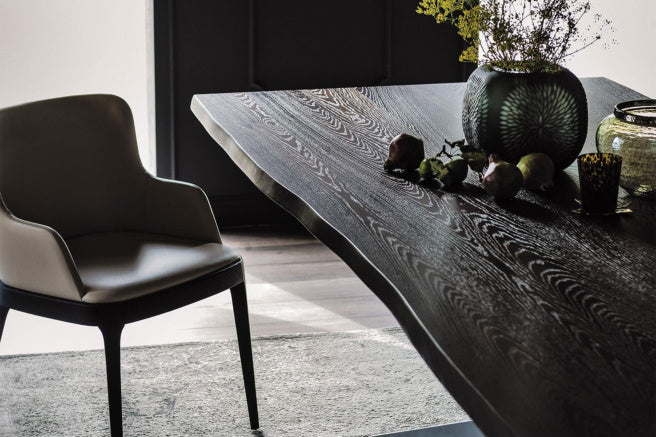 Cattelan Italia Spyder Wood Live Edged Dining Table – Fast Delivery