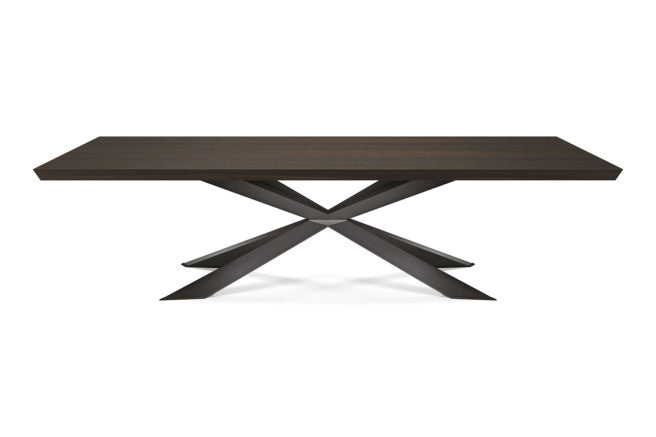 Cattelan Italia Spyder Wood Live Edged Dining Table – Fast Delivery