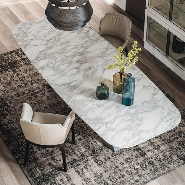 Cattelan Italia Spyder Keramik Barrel Shaped Dining Table