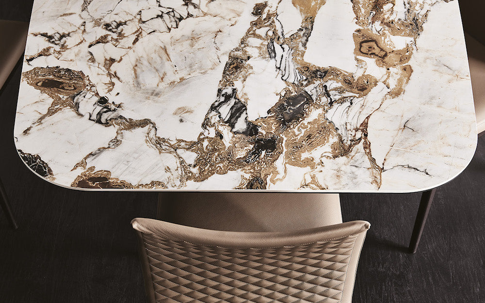 Cattelan Italia Spyder Keramik Barrel Shaped Dining Table