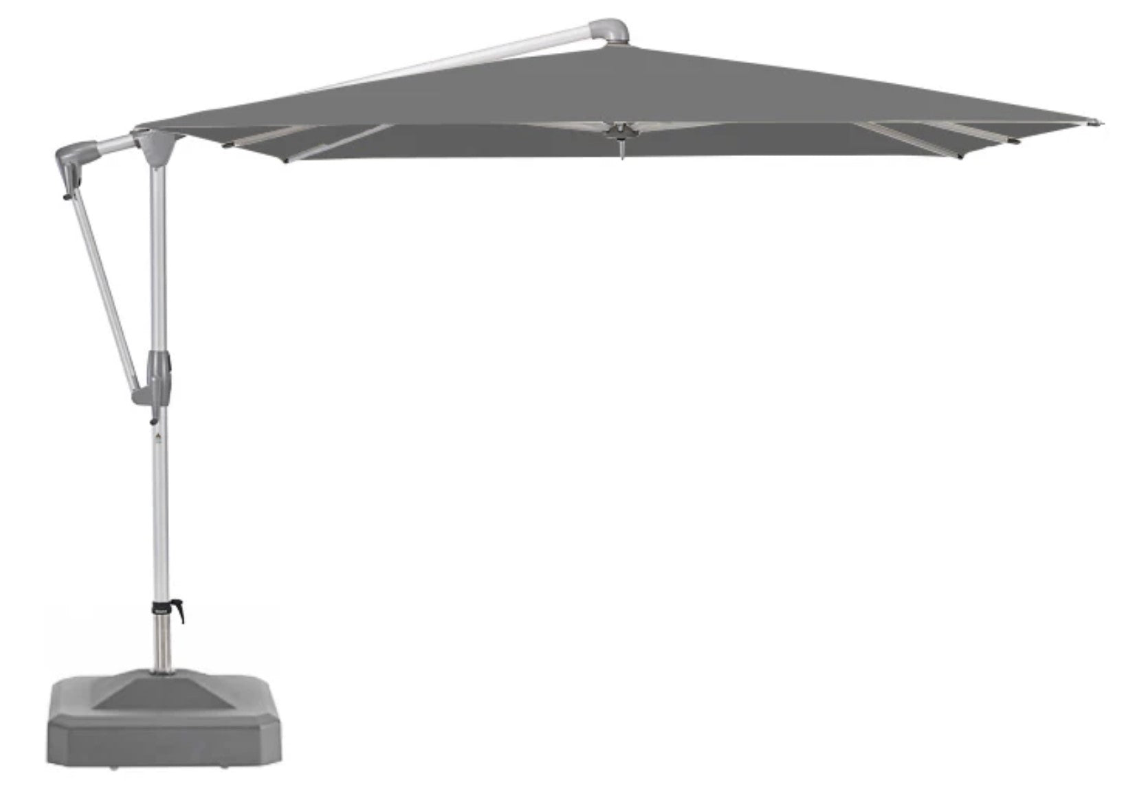Sunwing 2.7x2.7m Square Stone Grey Canopy With Liro Moveable Base