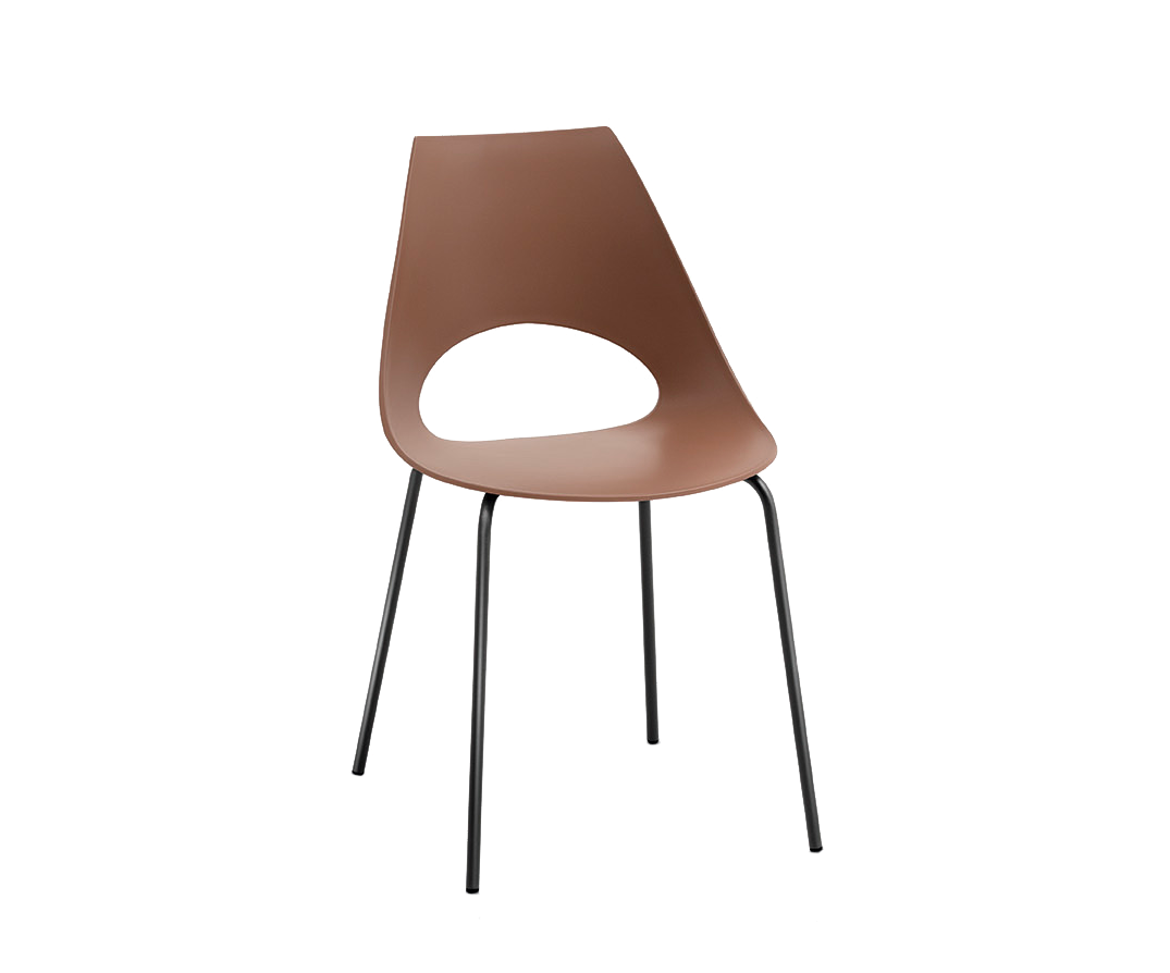 Shark Outdoor Outdoor chair with lacquered metal frame