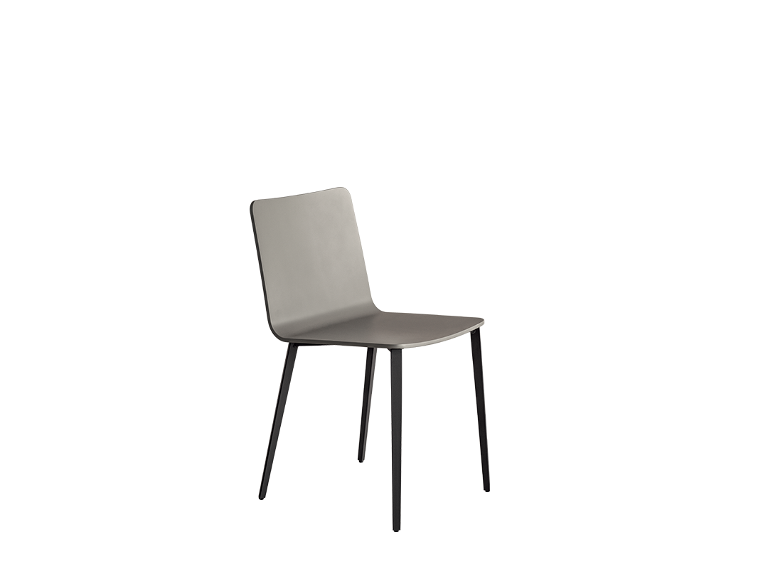 Kate Chair with lacquered metal frame