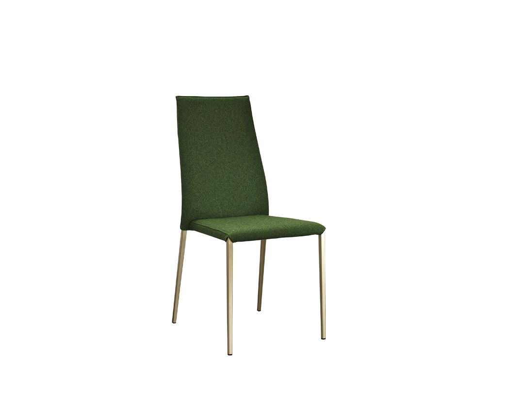 Tai Chair with lacquered or chrome metal frame