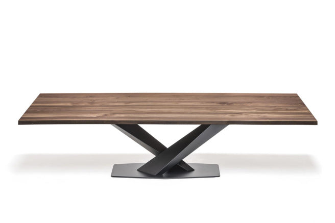 Cattelan Italia Stratos Wood Live Edged Dining Table