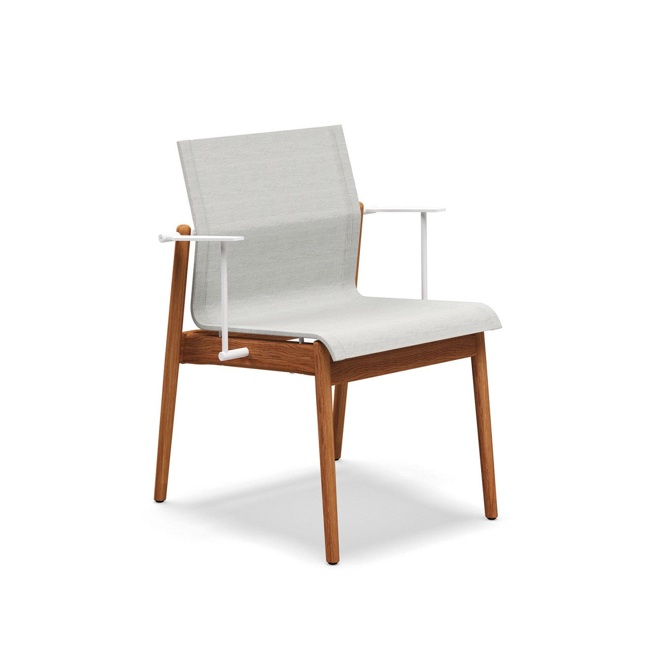 Gloster Sway Teak Stacking Chair with Arms